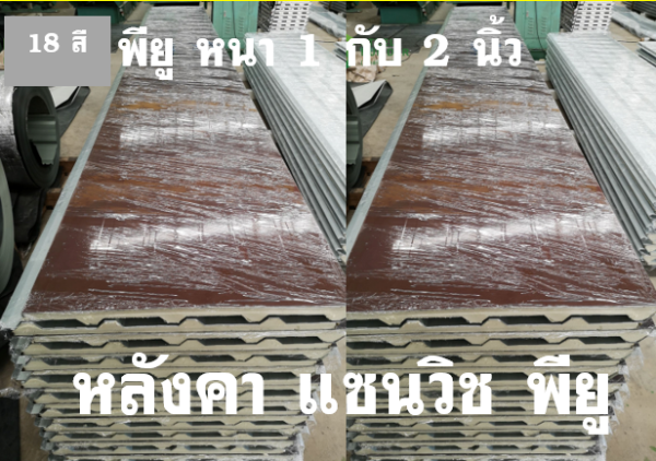 หลังคาแซนวิช พียู น้ำตาล ท้องน้ำตาล