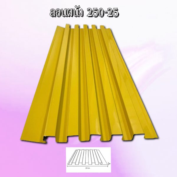 ฝ้า ลูกฟูกลอนลึก 250-25