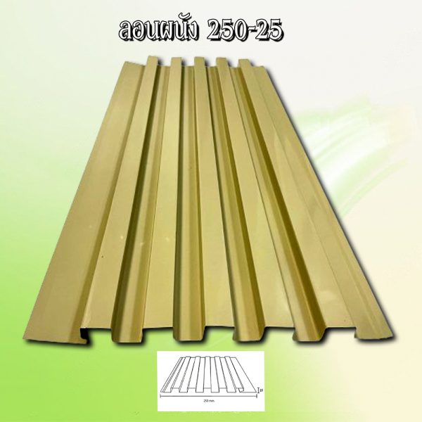 ฝ้า ลูกฟูกลอนลึก 250-25