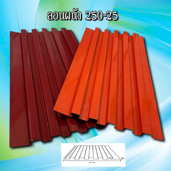 ฝ้า ลูกฟูกลอนลึก 250-25