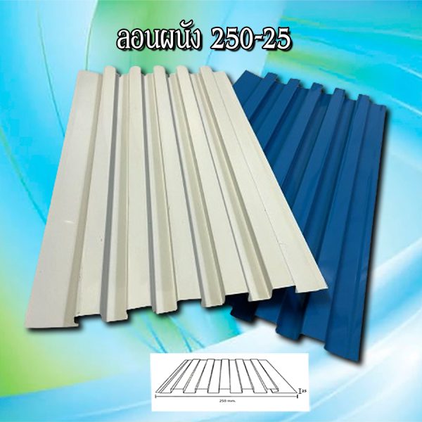 ฝ้า ลูกฟูกลอนลึก 250-25